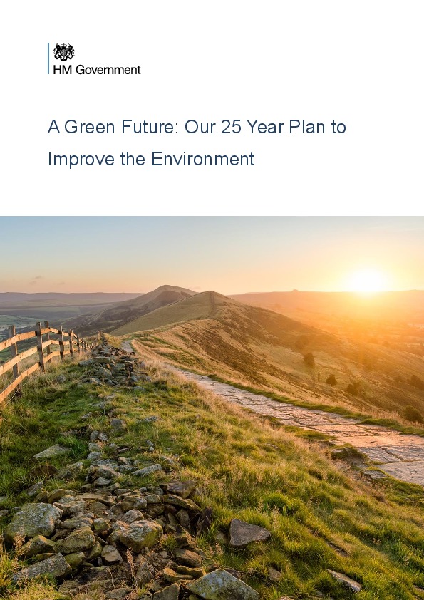 'A Green Future: Our 25 Year Plan to Improve the Environment' by HM Government