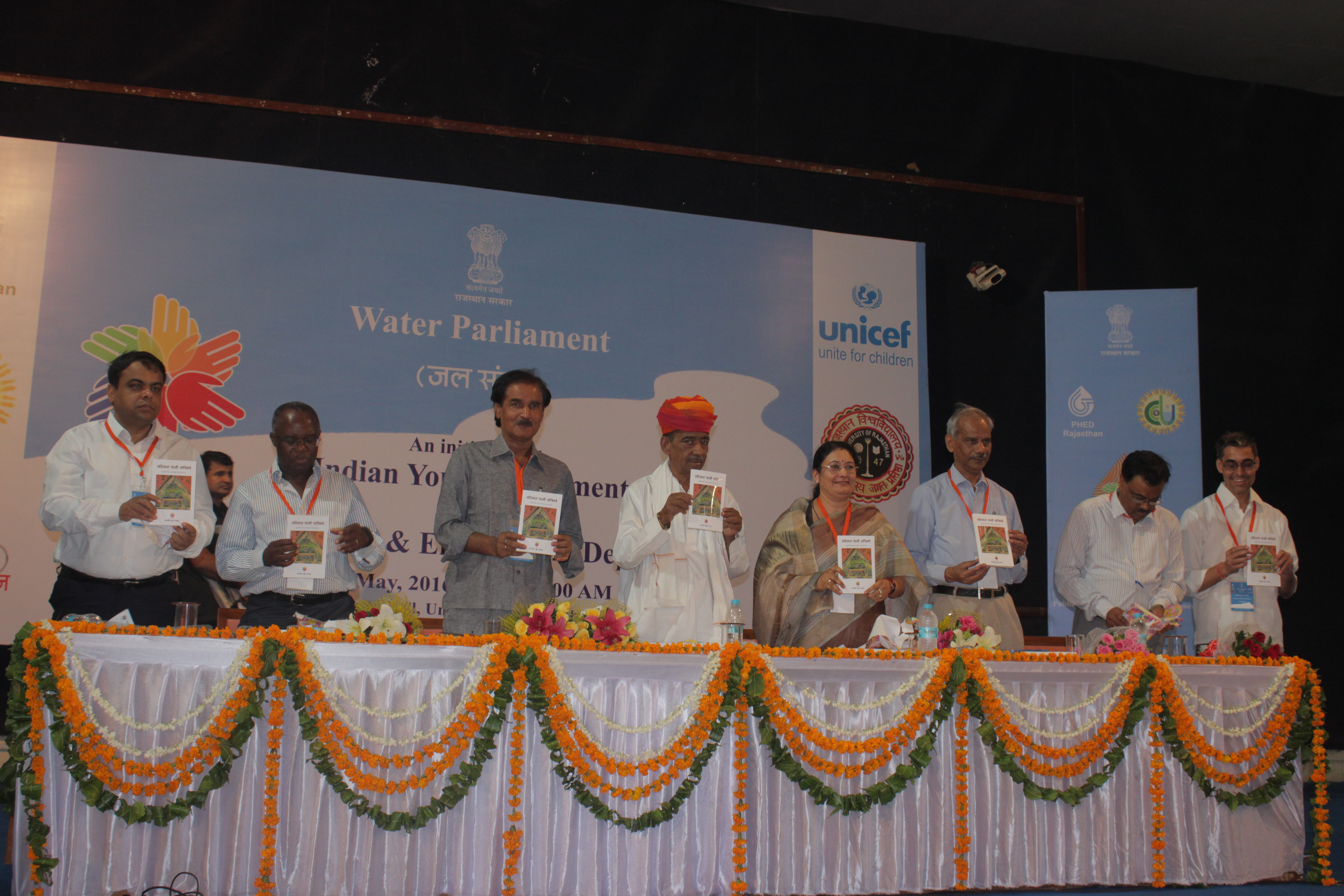 Water Parliament A Unique Concept to Attach Youth to Save water.- Ashutosh Joshi Founder Convenor  Indian Youth Parliament  (An Initative by Med...