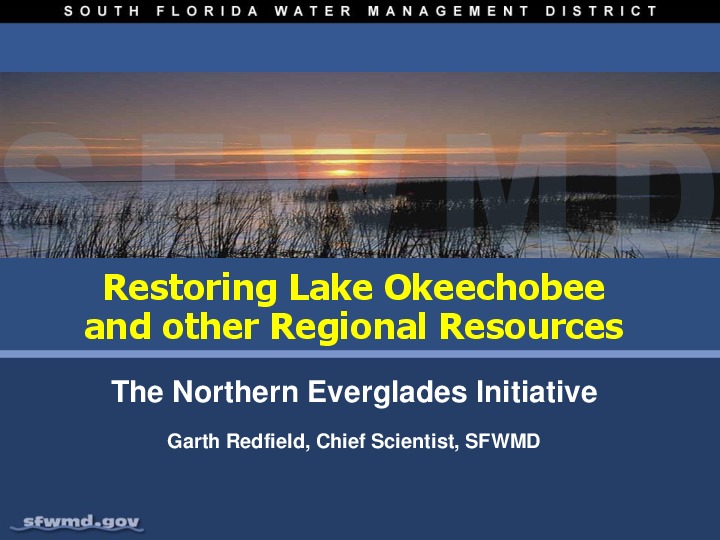 Lecture 3.2 Okeechobee Restoration