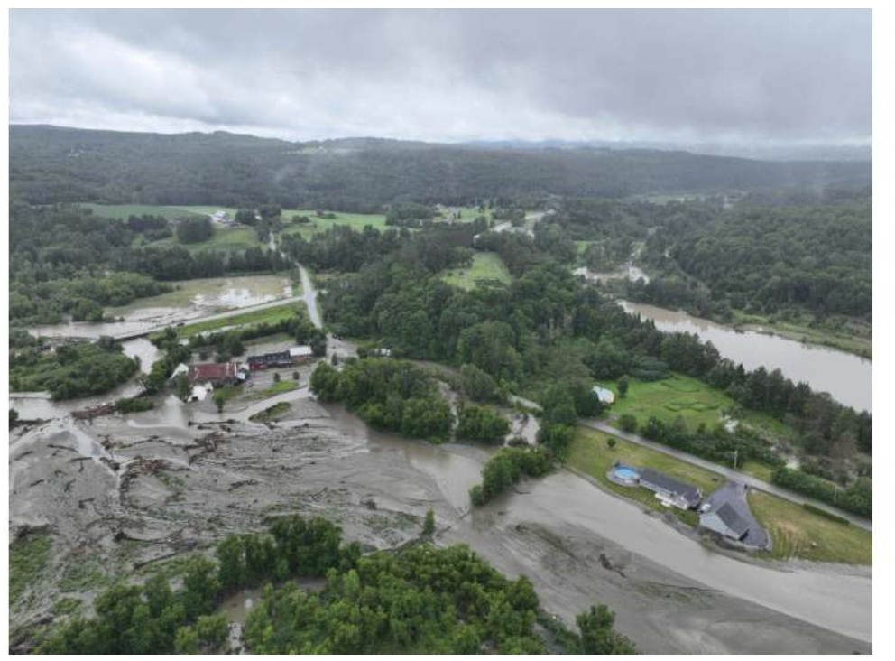 Classifying floodplains: An innovative approach to flood mitigationby Hannah Fischer, University of VermontEast Montpelier in July of 2024. Cred...